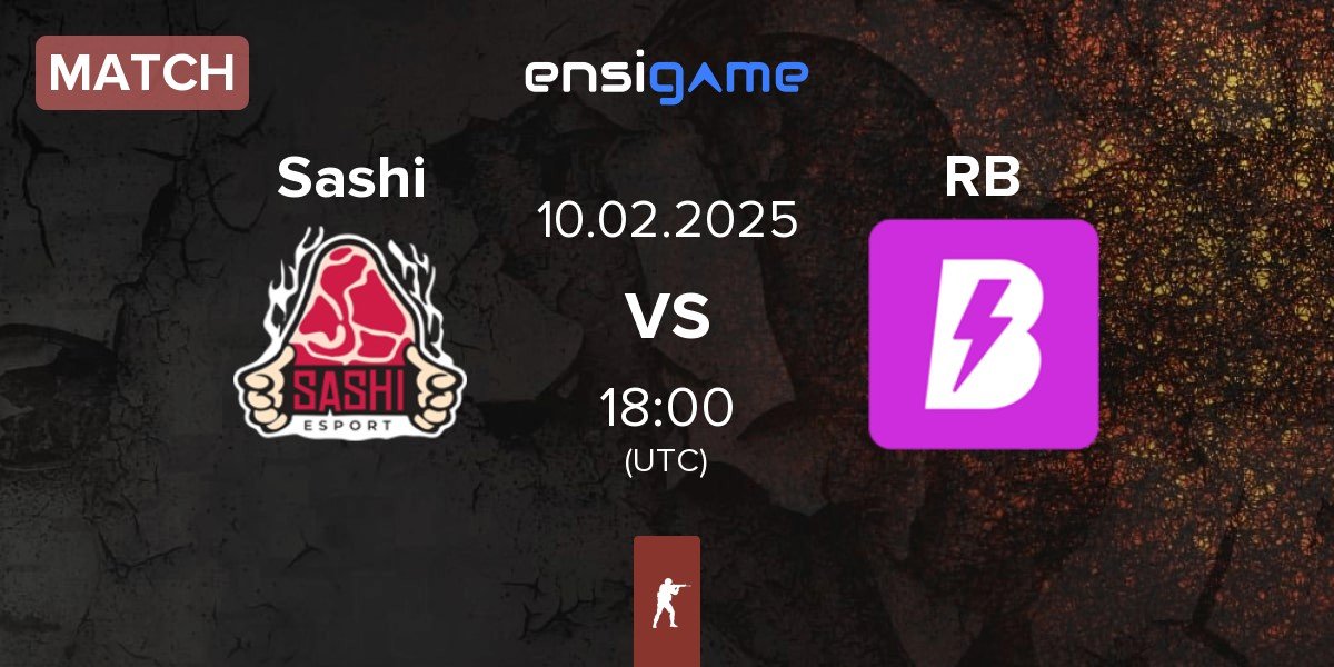 Match Sashi Esport Sashi vs RUSH B RB | 10.02