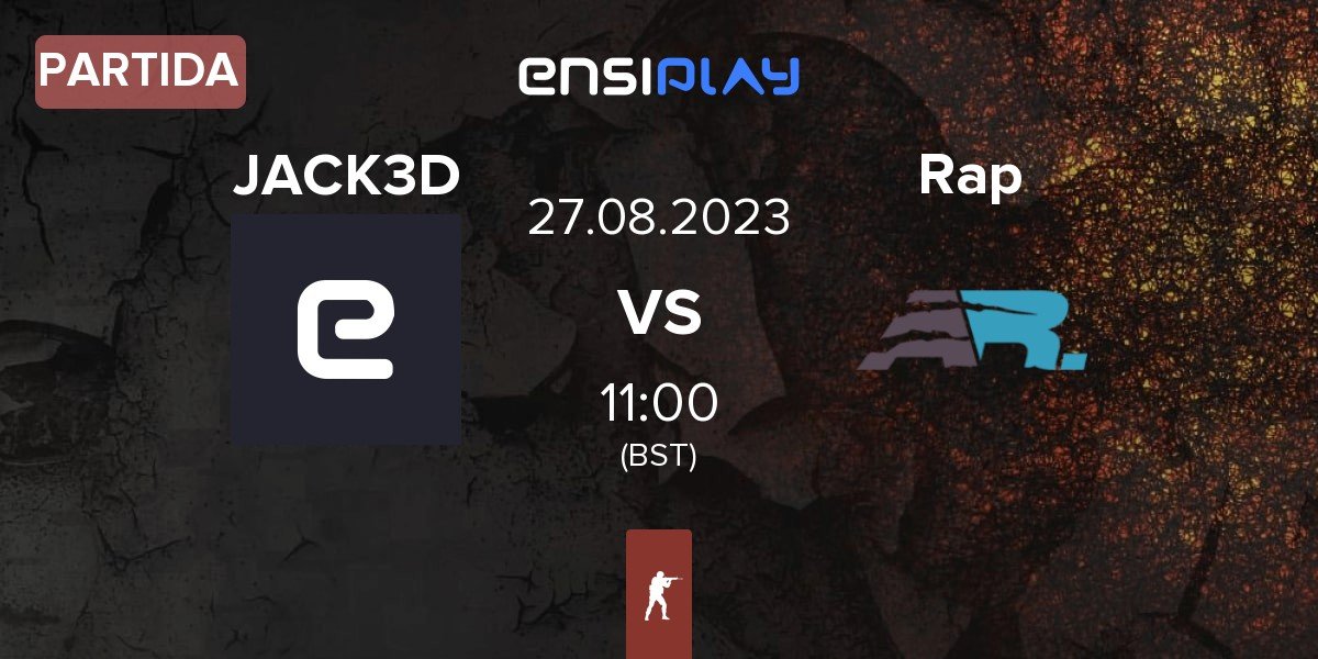 Partida JACK3D vs Raptors Esports Club REC | 27.08