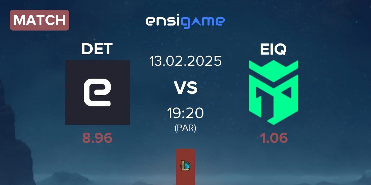 Match Dynamo Eclot Talents DET vs Entropiq EIQ | 13.02