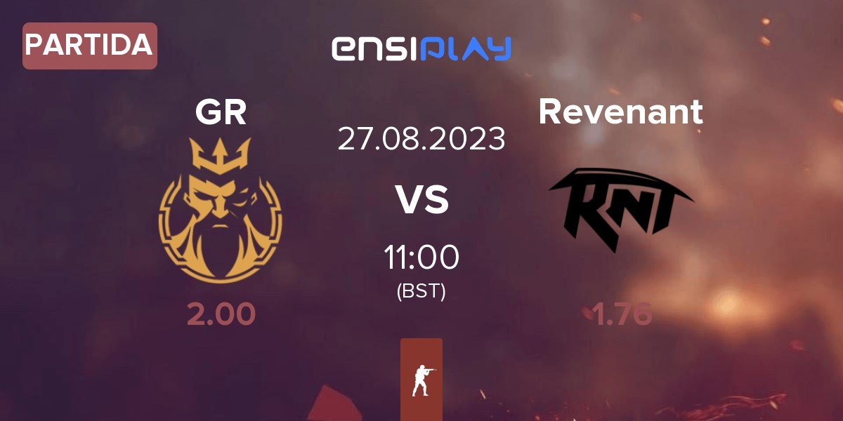 Partida Gods Reign Gods vs Revenant Esport Revenant | 27.08