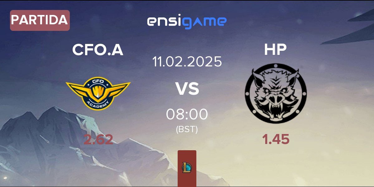 Partida CTBC Flying Oyster Academy CFO.A vs HELL PIGS HP | 11.02