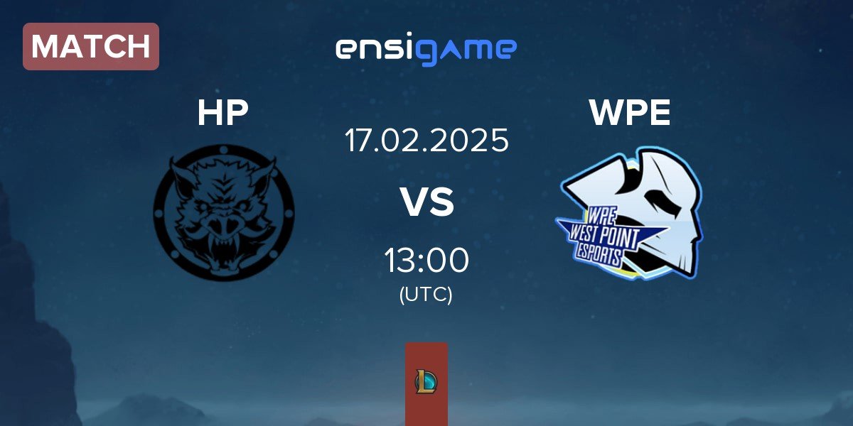 Match HELL PIGS HP vs West Point Esports WPE | 17.02