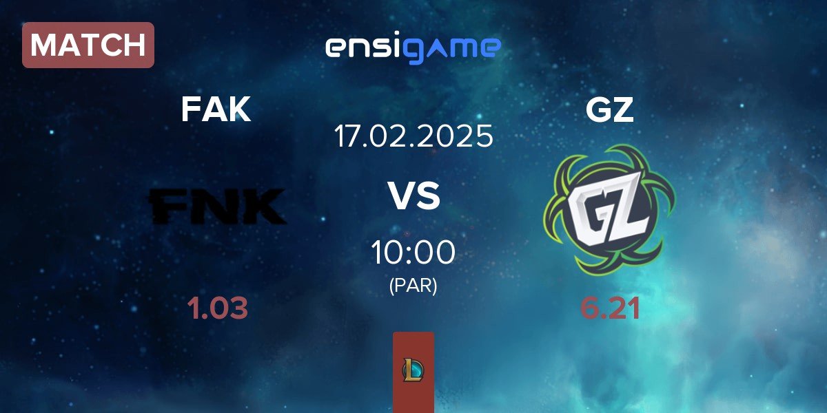 Match Frank Esports FAK vs Ground Zero Gaming GZ | 17.02