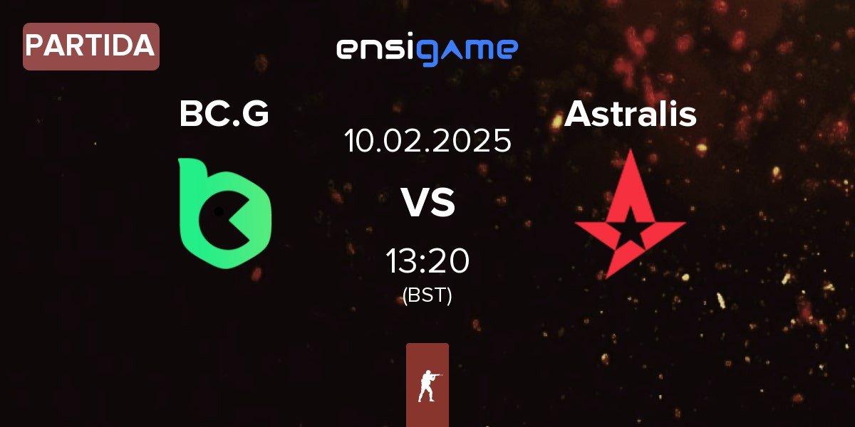 Partida BC.Game Esports BC.G vs Astralis | 10.02