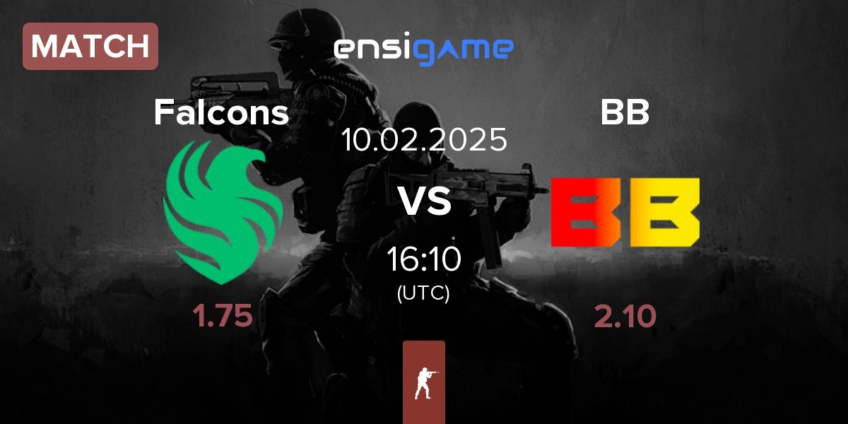 Match Team Falcons Falcons vs BetBoom BB | 10.02