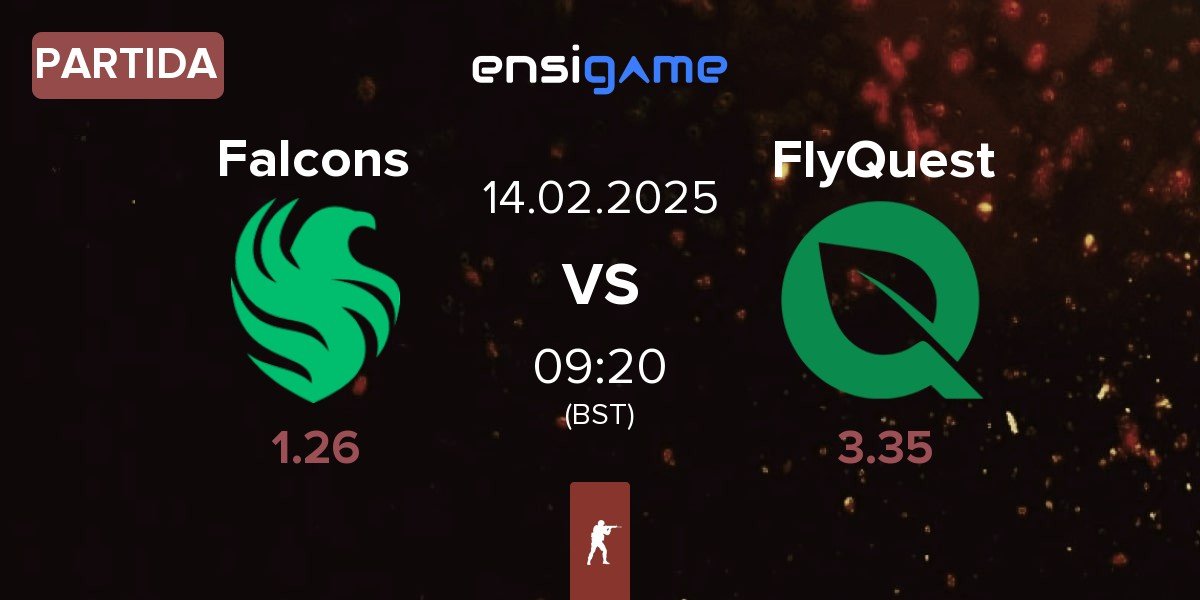 Partida Team Falcons Falcons vs FlyQuest | 14.02