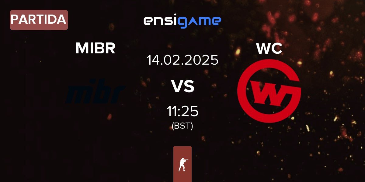 Partida Made in Brazil MIBR vs Wildcard Gaming WC | 14.02