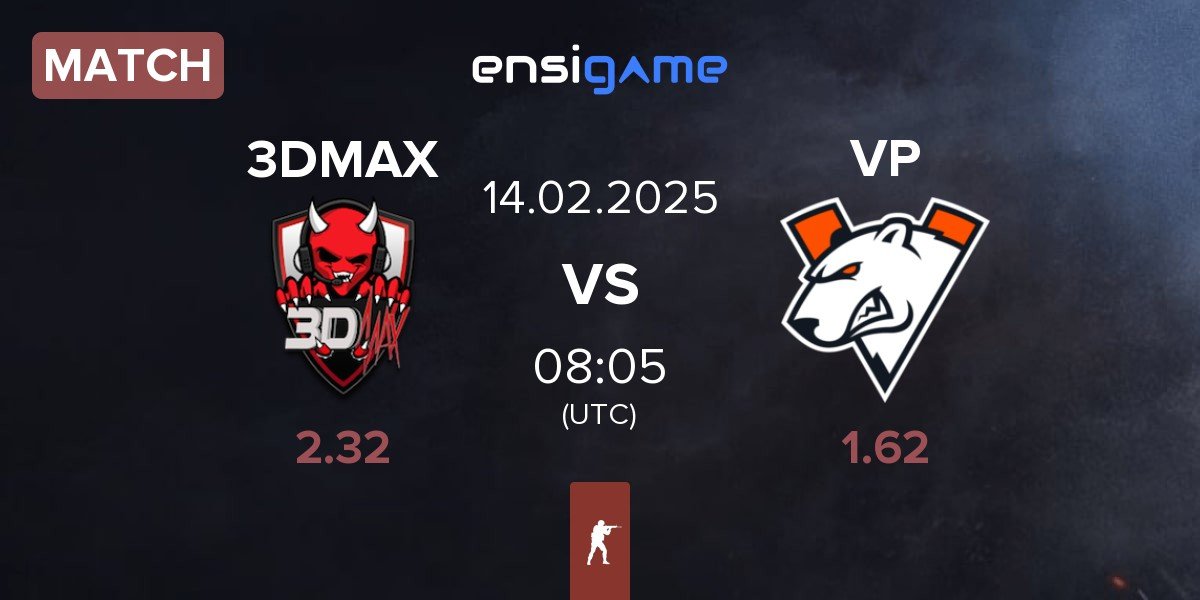 Match 3DMAX vs Virtus.Pro VP | 14.02