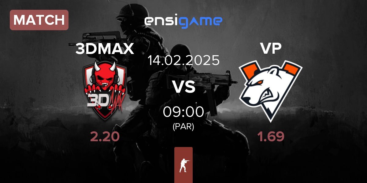 Match 3DMAX vs Virtus.Pro VP | 14.02