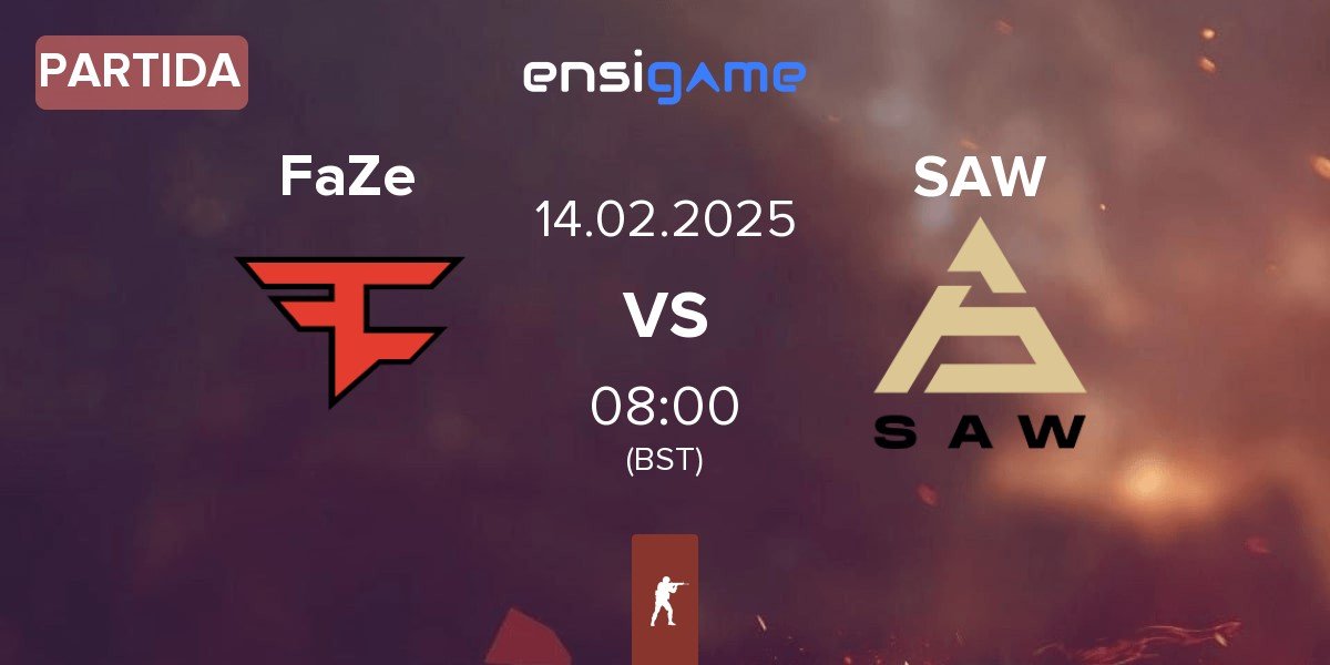 Partida FaZe Clan FaZe vs SAW | 14.02