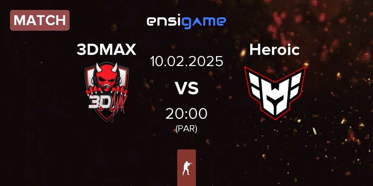 Match 3DMAX vs Heroic | 10.02