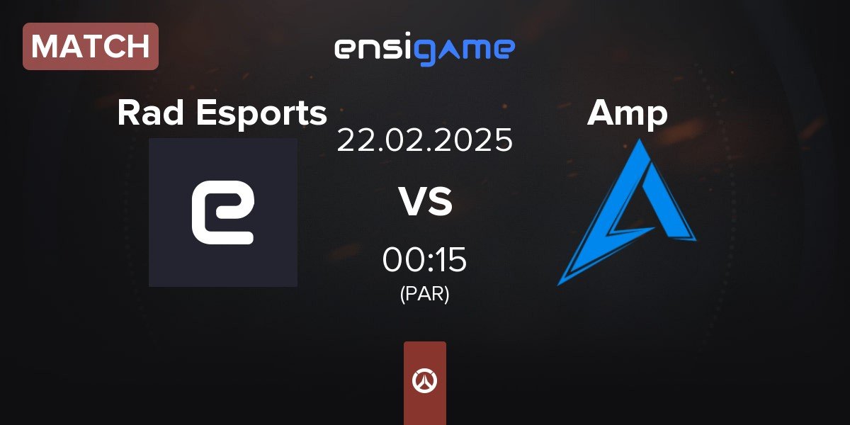 Match Rad Esports vs Amplify Amp | 22.02