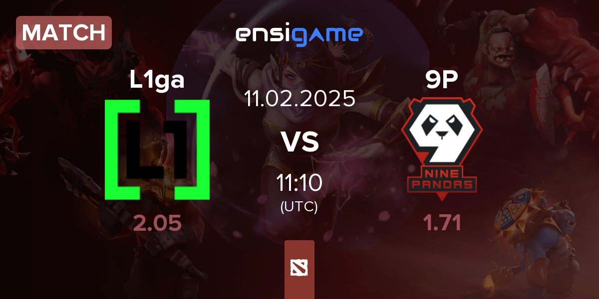 Match L1ga Team L1ga vs 9Pandas 9P | 11.02