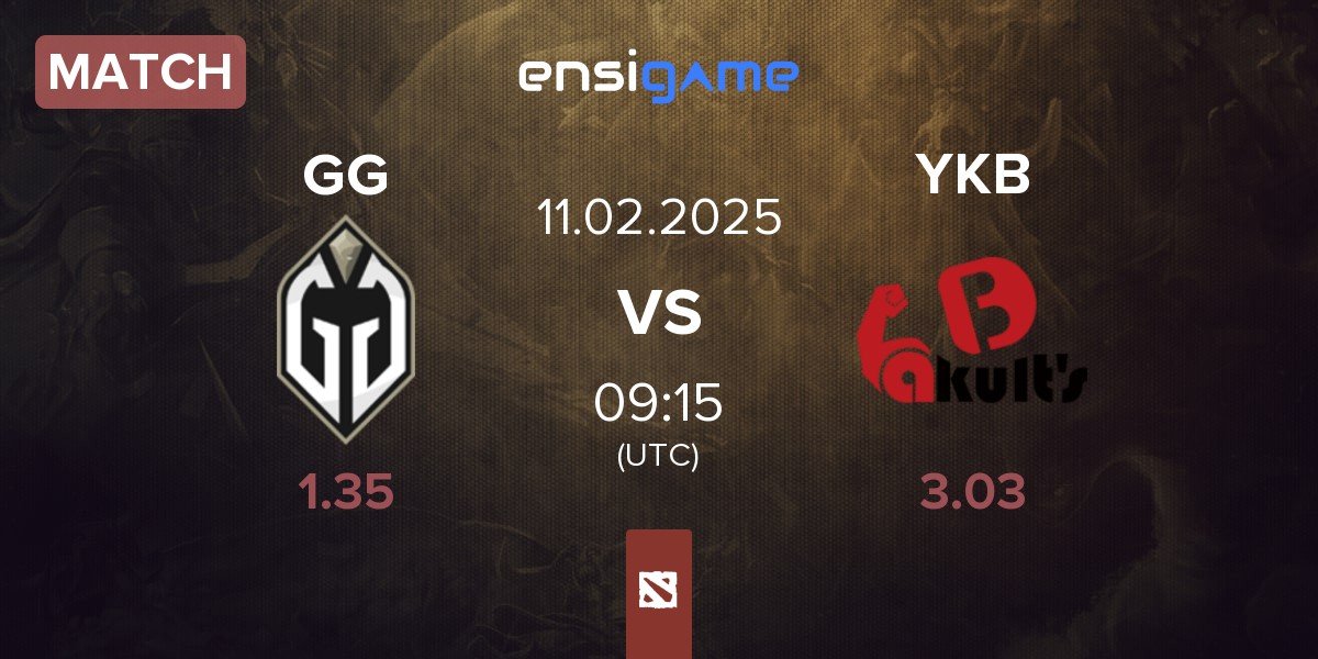 Match Gaimin Gladiators GG vs Yakult Brothers YKB | 11.02