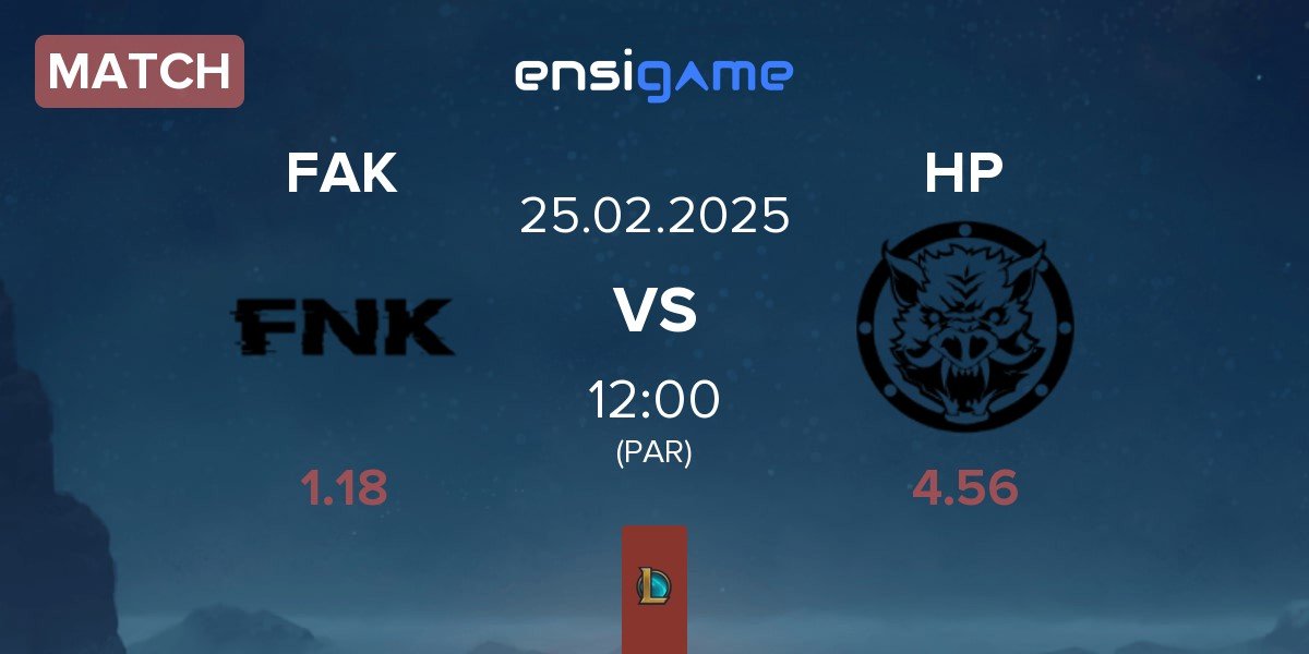 Match Frank Esports FAK vs HELL PIGS HP | 25.02