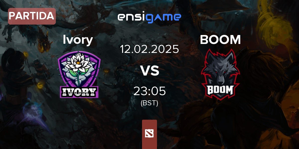 Partida Ivory vs BOOM Esports BOOM | 12.02