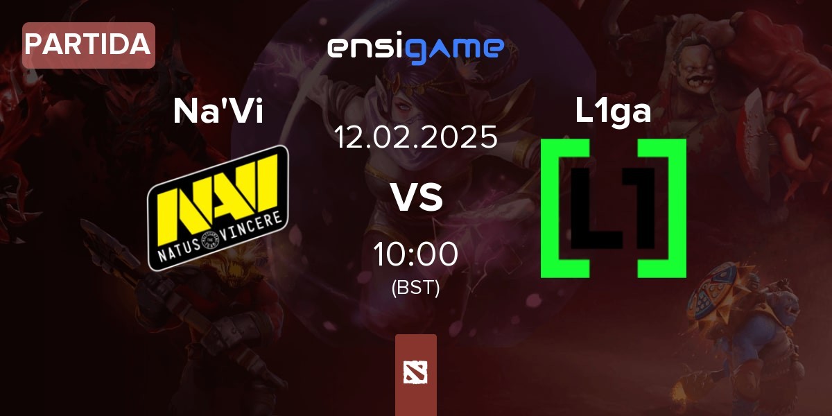 Partida Natus Vincere Na'Vi vs L1ga Team L1ga | 12.02