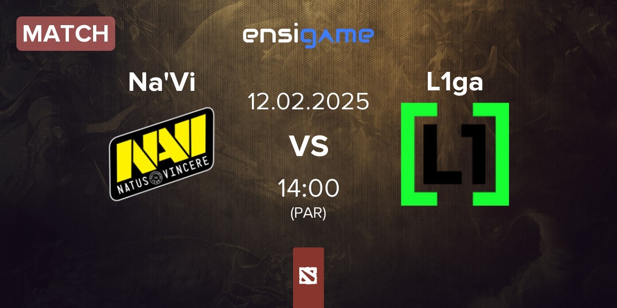 Match Natus Vincere Na'Vi vs L1ga Team L1ga | 12.02