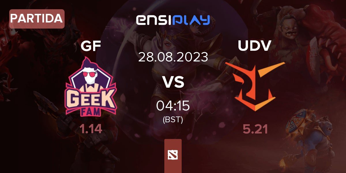 Partida Geek Fam GF vs UD Vessuwan UDV | 28.08