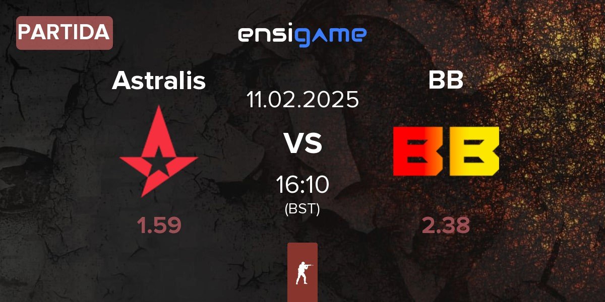 Partida Astralis vs BetBoom BB | 11.02