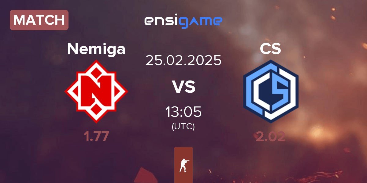 Match Nemiga Gaming Nemiga vs CYBERSHOKE Esports CS | 25.02