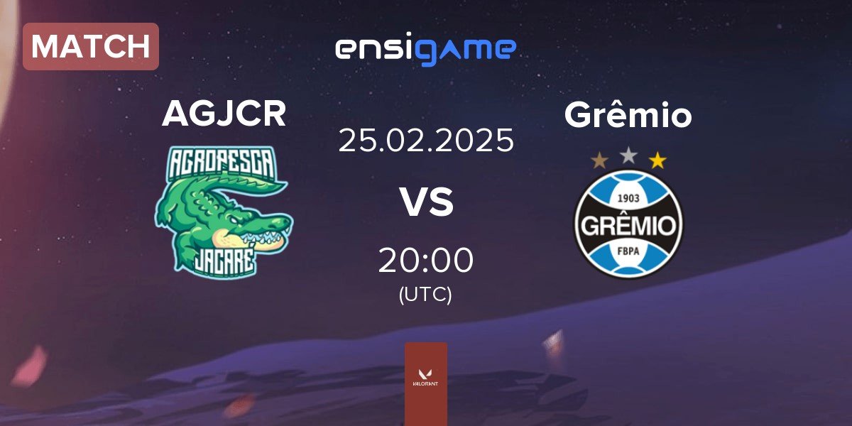 Match Agropesca Jacare AGJCR vs Grêmio Esports Grêmio | 25.02