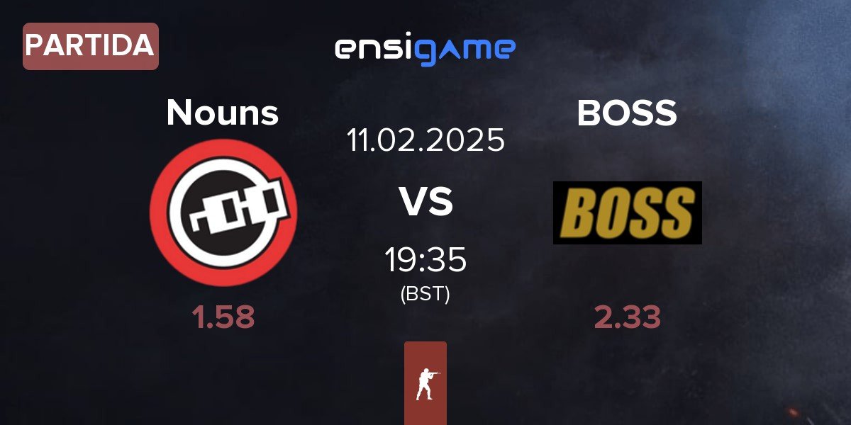 Partida Nouns Esports Nouns vs BOSS | 11.02