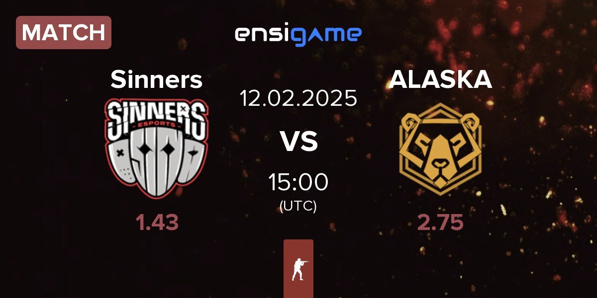 Match Sinners Esports Sinners vs ALASKA | 12.02