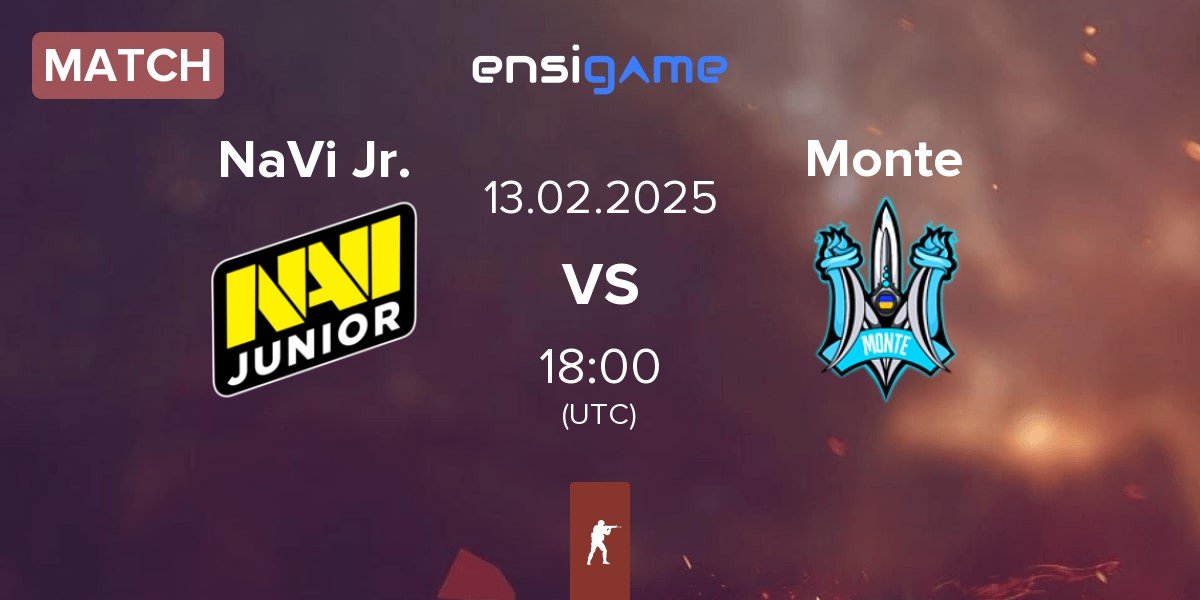 Match Natus Vincere Junior NaVi Jr. vs Monte | 13.02