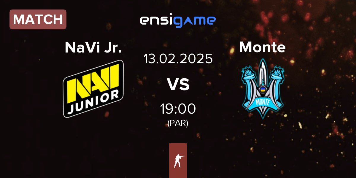 Match Natus Vincere Junior NaVi Jr. vs Monte | 13.02