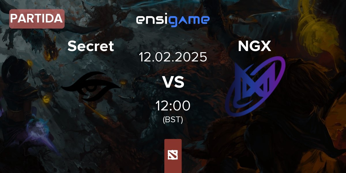 Partida Team Secret Secret vs Nigma Galaxy NGX | 12.02