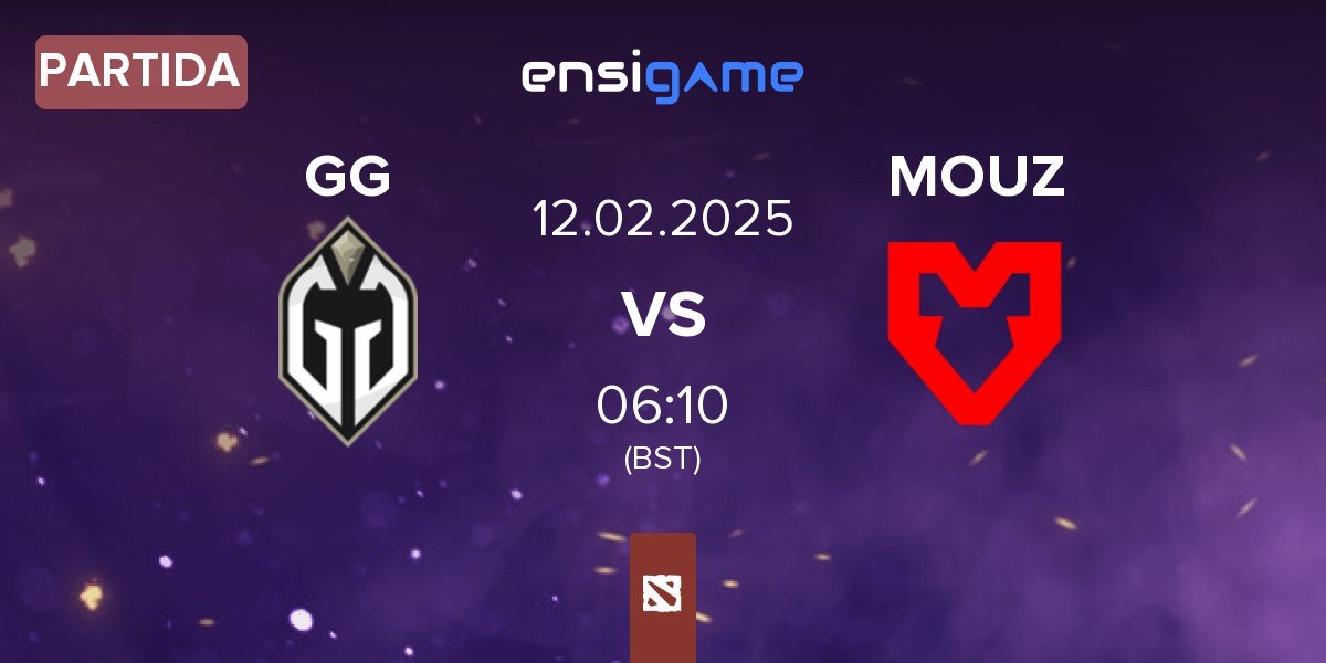 Partida Gaimin Gladiators GG vs MOUZ | 12.02