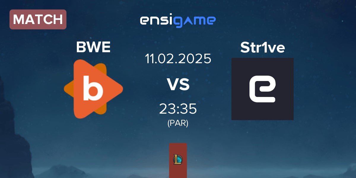 Match Byteway Esports BWE vs Str1ve eSports ST1 | 11.02