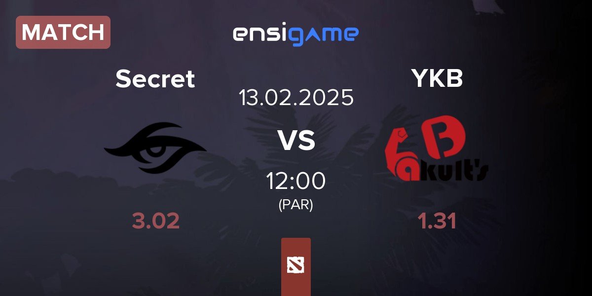 Match Team Secret Secret vs Yakult Brothers YKB | 13.02