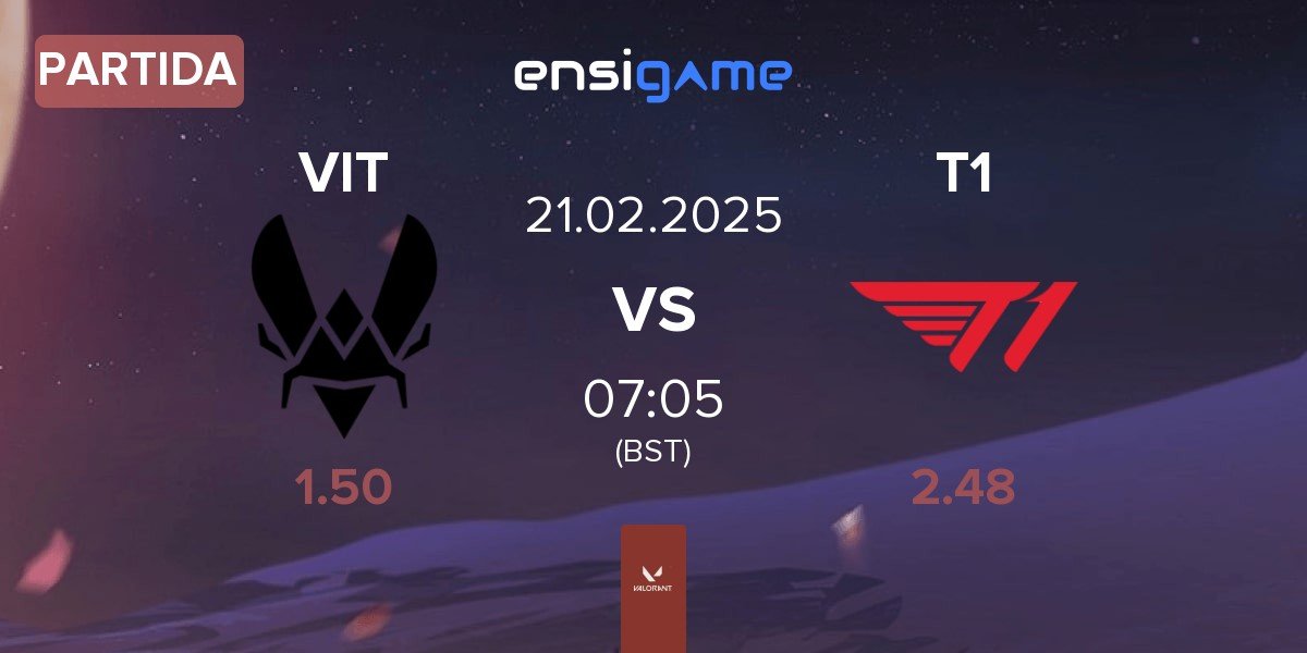 Partida Team Vitality VIT vs T1 | 21.02