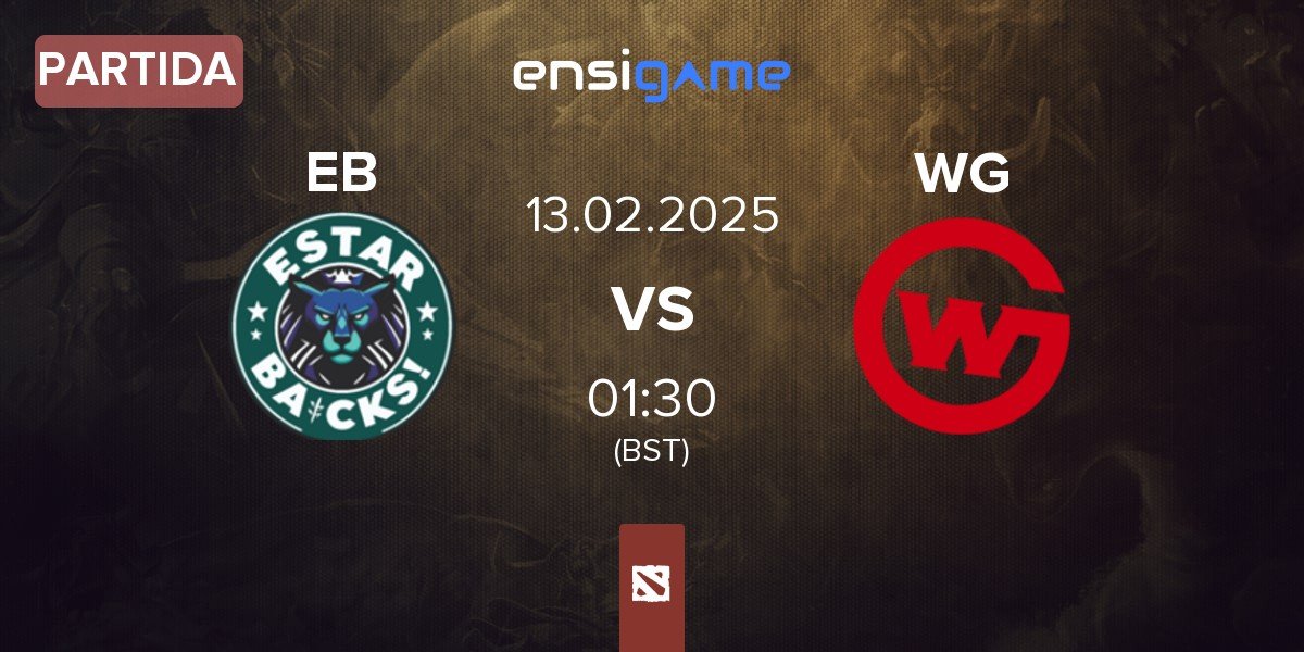 Partida estar backs EB vs Wildcard Gaming WG | 13.02