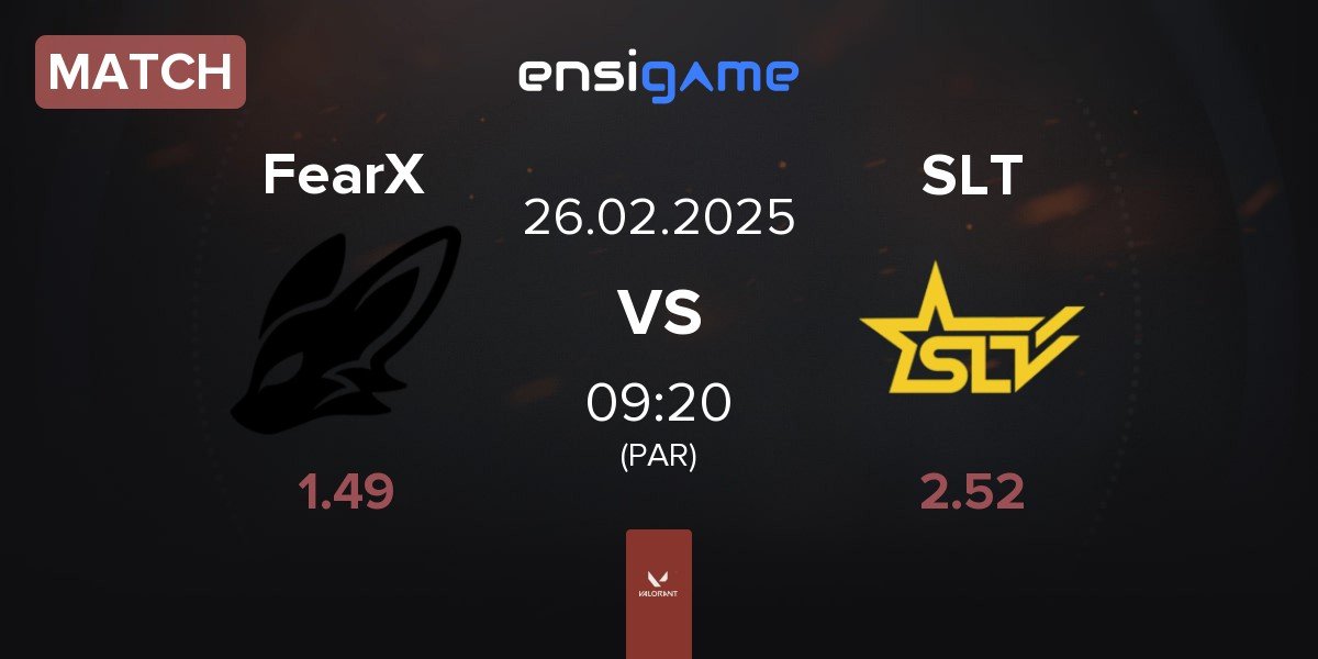 Match FearX vs SLT | 26.02