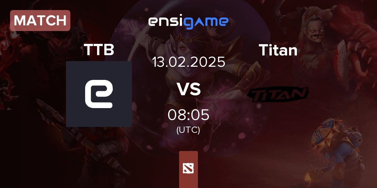 Match Team TideBound TTB vs Titan | 13.02