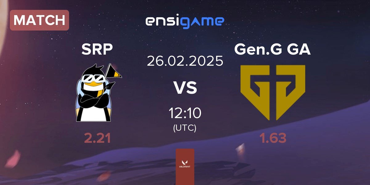 Match SHERPA SRP vs Gen.G Global Academy Gen.G GA | 26.02