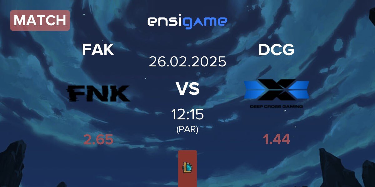 Match Frank Esports FAK vs Deep Cross Gaming DCG | 26.02