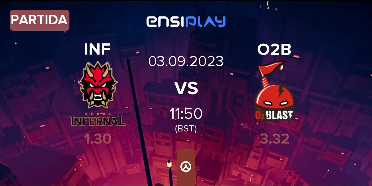 Partida Seoul Infernal INF vs O2 Blast O2B | 03.09