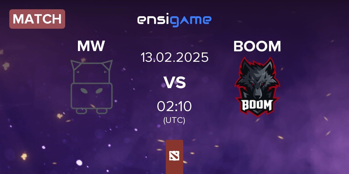 Match Moodeng Warriors MW vs BOOM Esports BOOM | 13.02