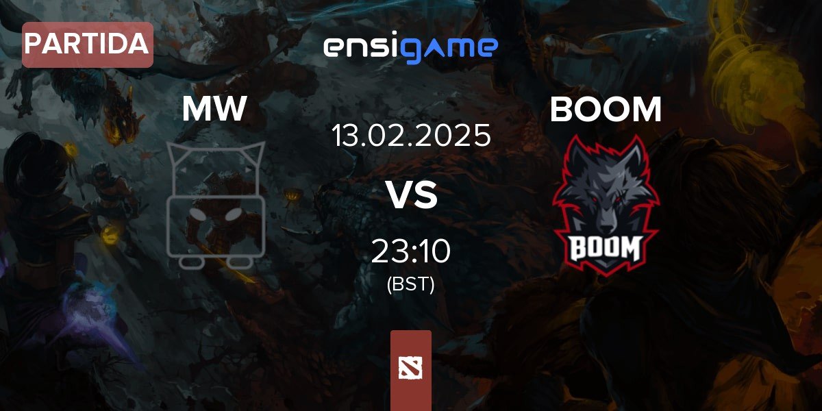 Partida Moodeng Warriors MW vs BOOM Esports BOOM | 13.02