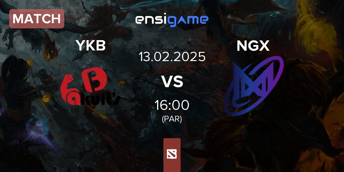 Match Yakult Brothers YKB vs Nigma Galaxy NGX | 13.02