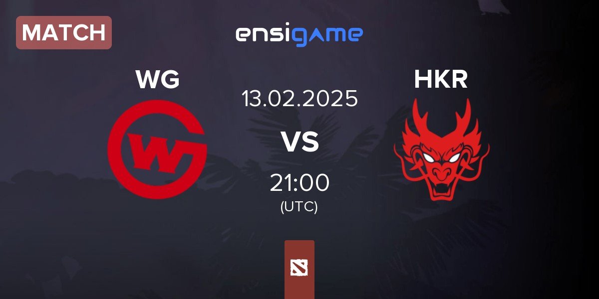 Match Wildcard Gaming WG vs Hokori HKR | 13.02