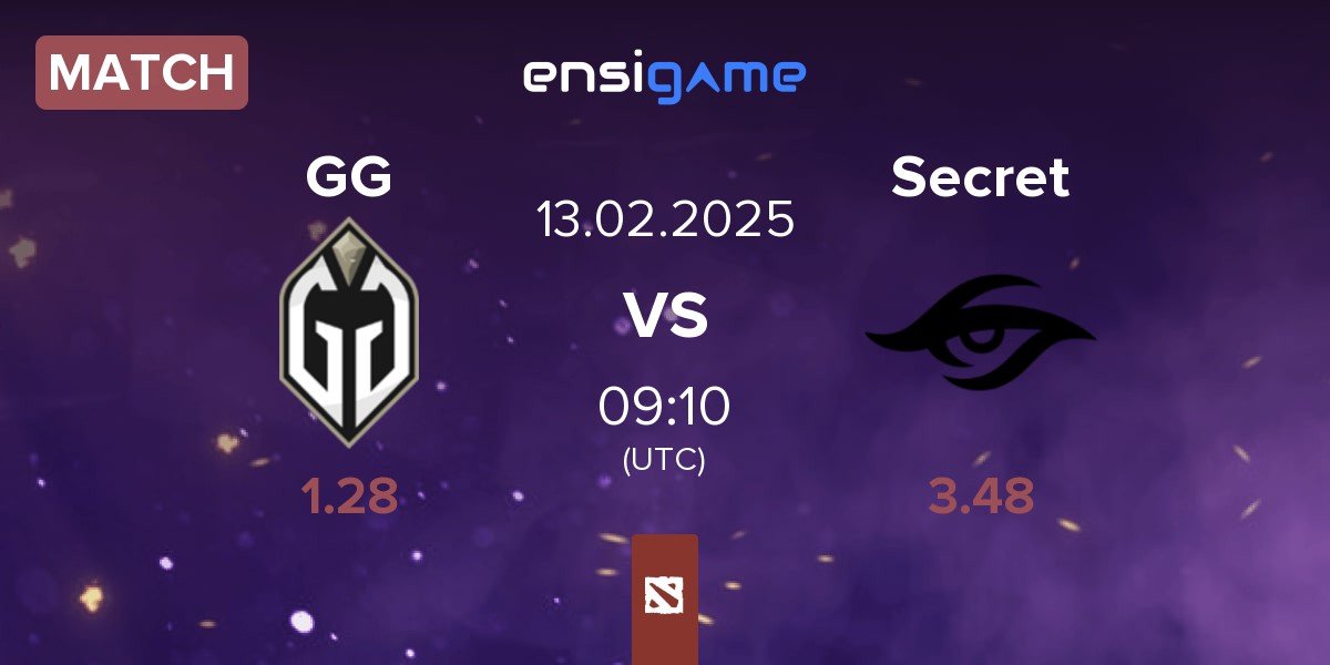 Match Gaimin Gladiators GG vs Team Secret Secret | 13.02