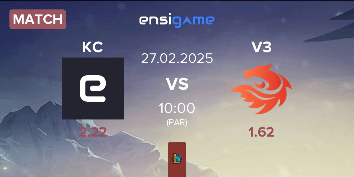 Match KAREHA CHILDREN KC vs V3 Esports V3 | 27.02