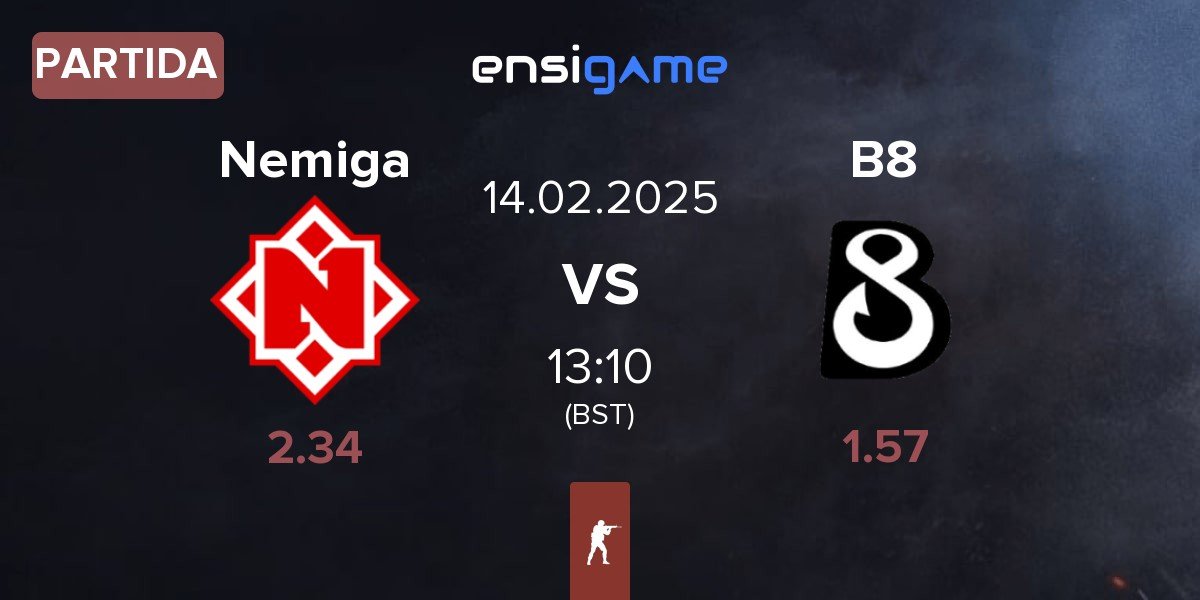 Partida Nemiga Gaming Nemiga vs B8 | 14.02