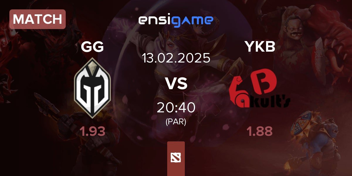 Match Gaimin Gladiators GG vs Yakult Brothers YKB | 13.02