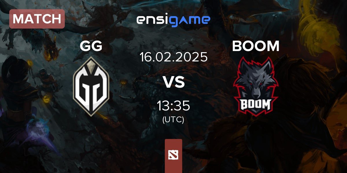 Match Gaimin Gladiators GG vs BOOM Esports BOOM | 16.02